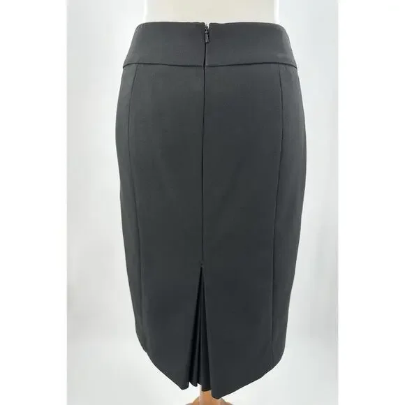 Ann Taylor LOFT Black Pencil Skirt Size 0 Career Work Office Professional - Picture 5 of 8